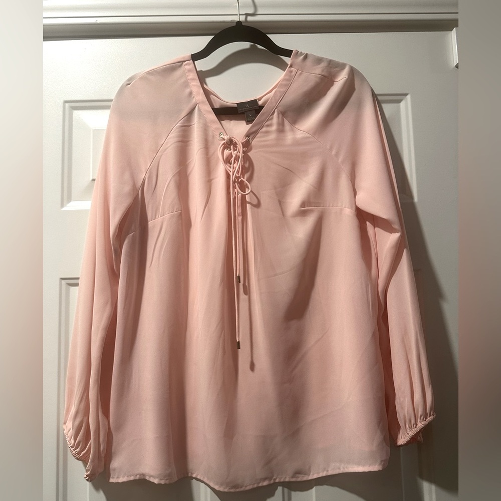 Orange blouse